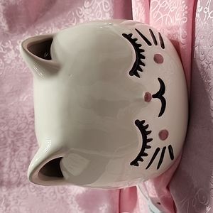 Ceramic Sleeping Cat Night Light